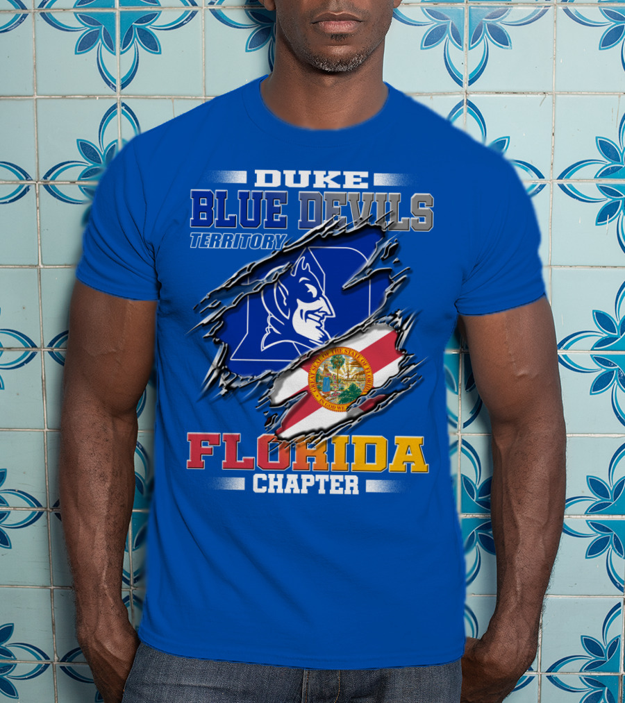 Duke Blue Devils Territory Florida Chapter T-Shirt