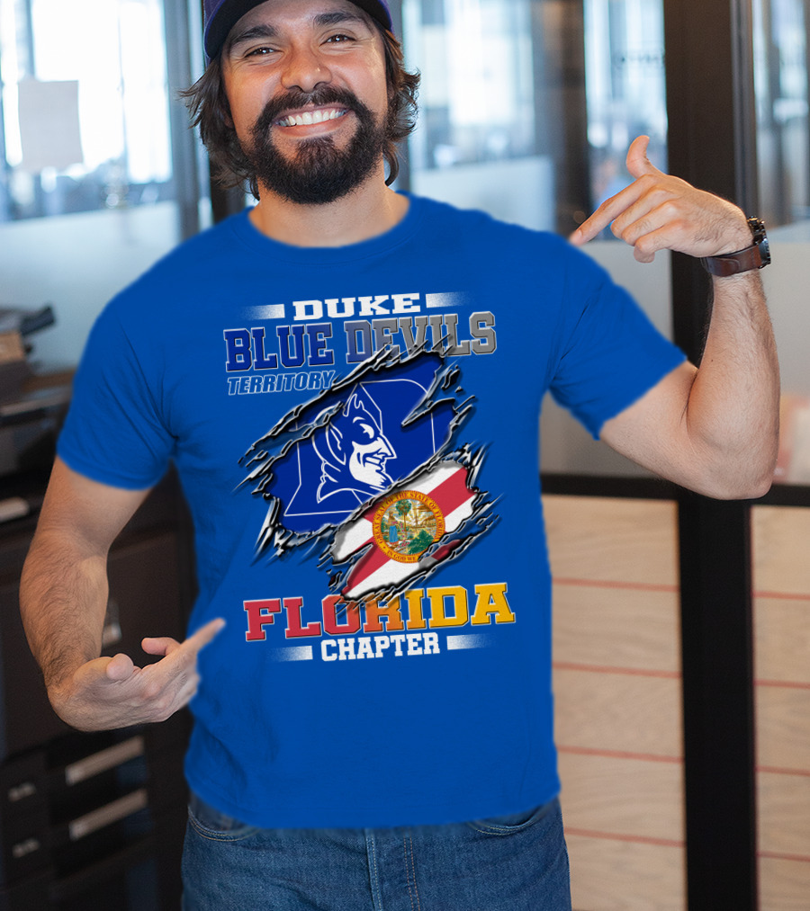 Duke Blue Devils Territory Florida Chapter T-Shirt