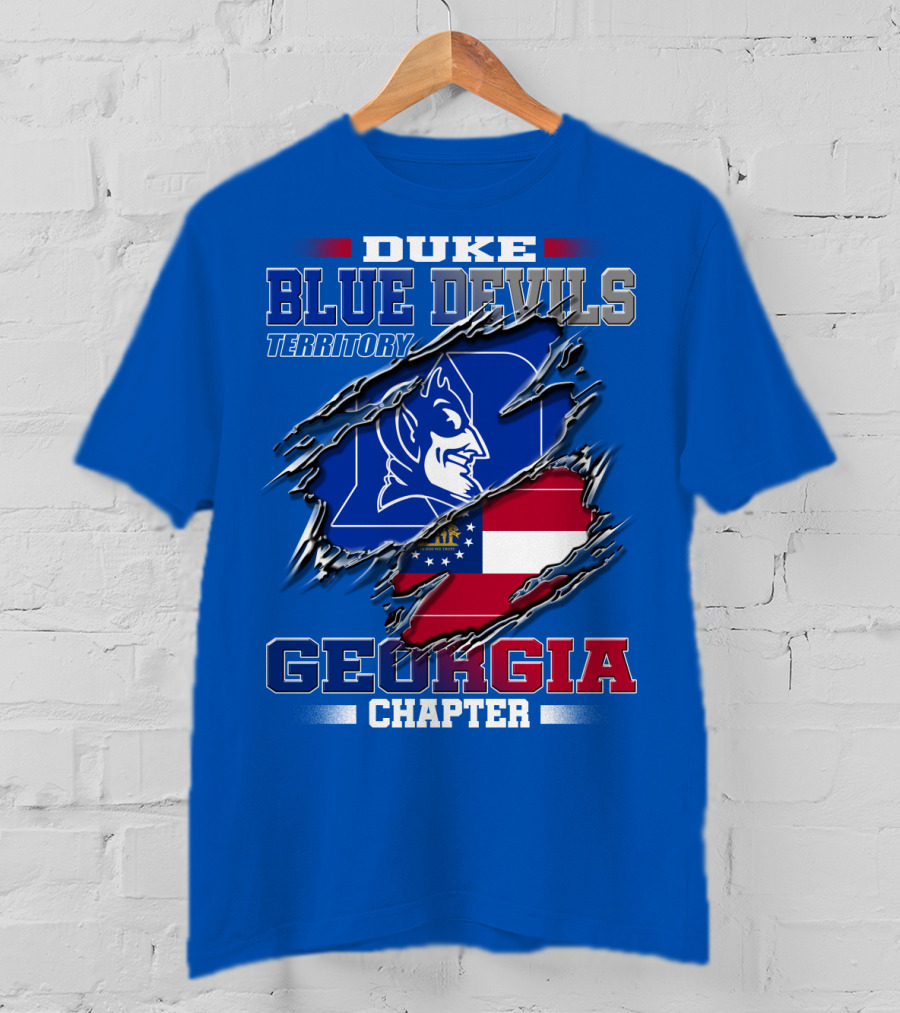 Duke Blue Devils Territory Georgia Chapter T-Shirt