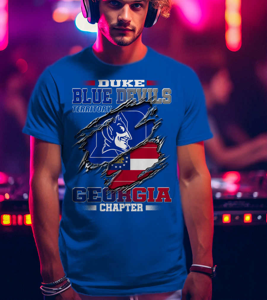 Duke Blue Devils Territory Georgia Chapter T-Shirt
