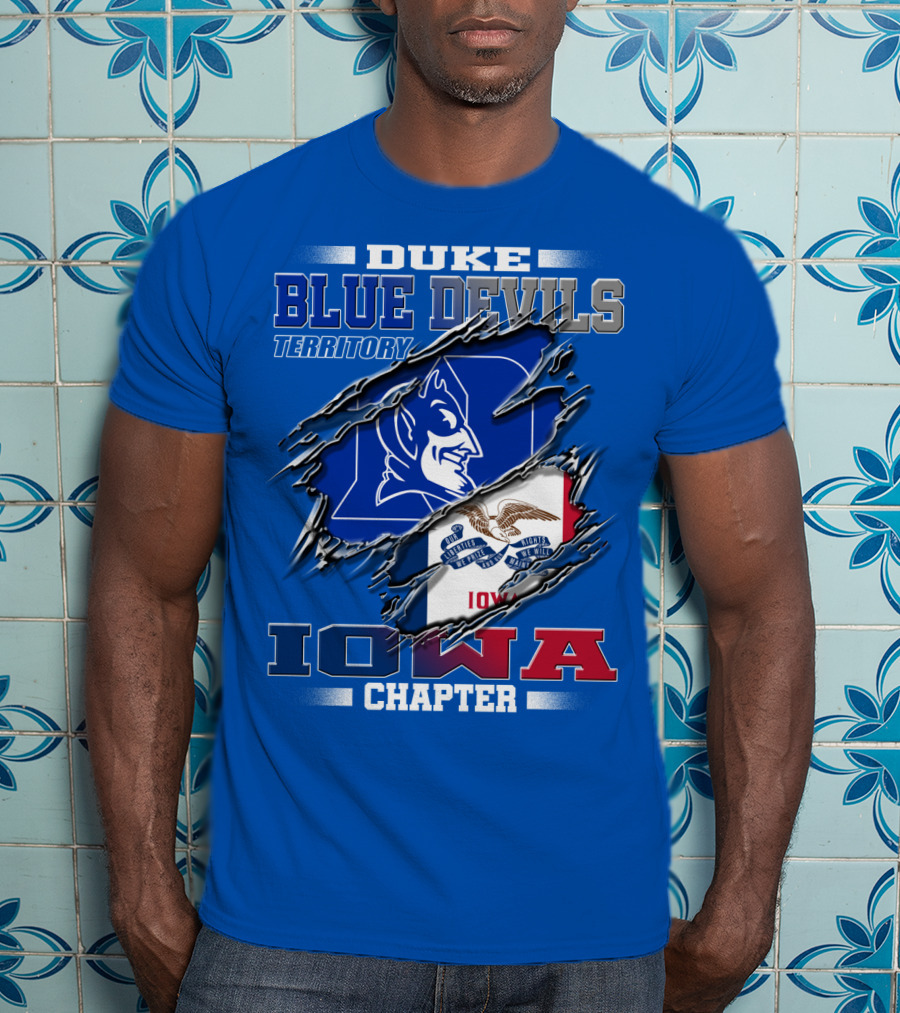 DUKE Blue Devils Territory Iowa Chapter T-Shirt