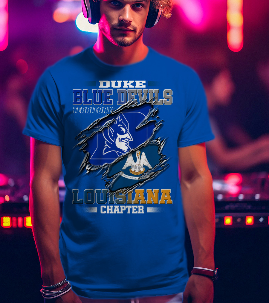 Duke Blue Devils Territory Louisiana Chapter T-Shirt