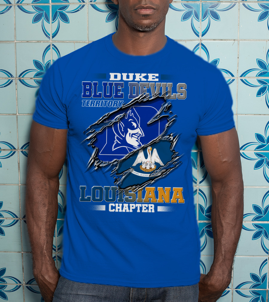 Duke Blue Devils Territory Louisiana Chapter T-Shirt