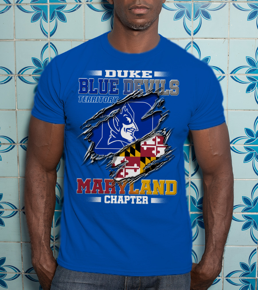Duke Blue Devils Territory Maryland Chapter T-Shirt