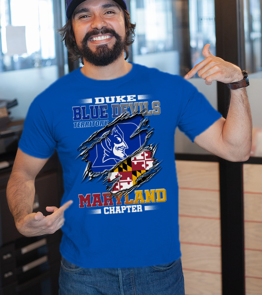 Duke Blue Devils Territory Maryland Chapter T-Shirt