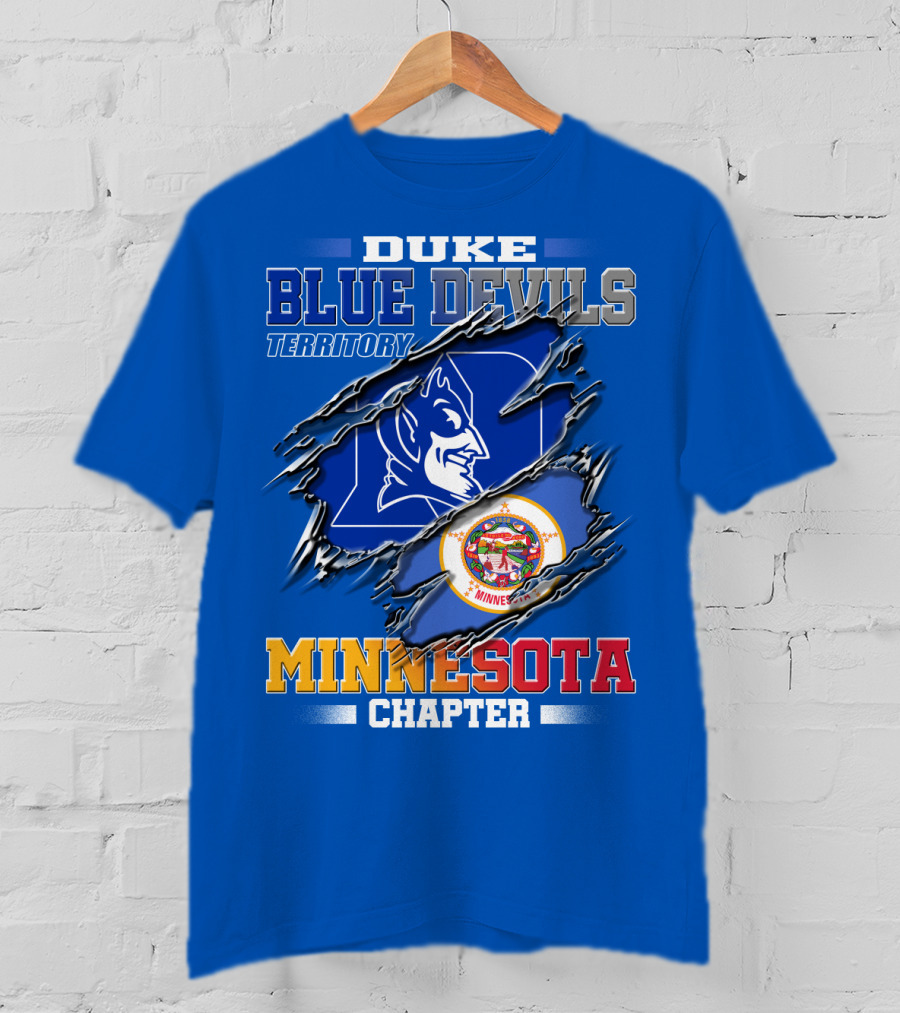 Duke Blue Devils Territory Minnesota Chapter T-Shirt