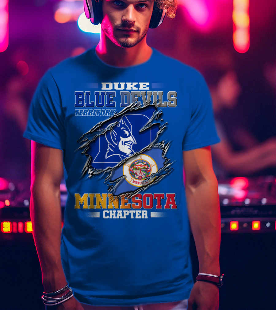 Duke Blue Devils Territory Minnesota Chapter T-Shirt