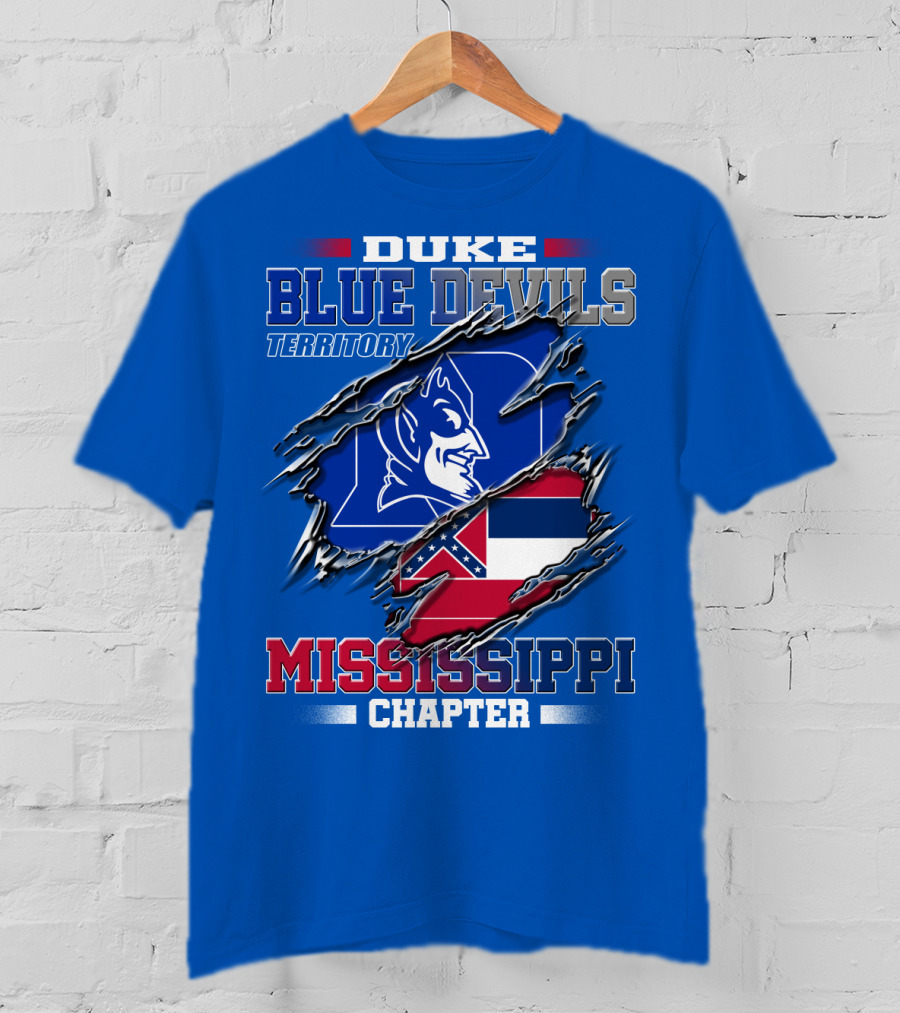 Duke Blue Devils Territory Mississippi Chapter T-Shirt