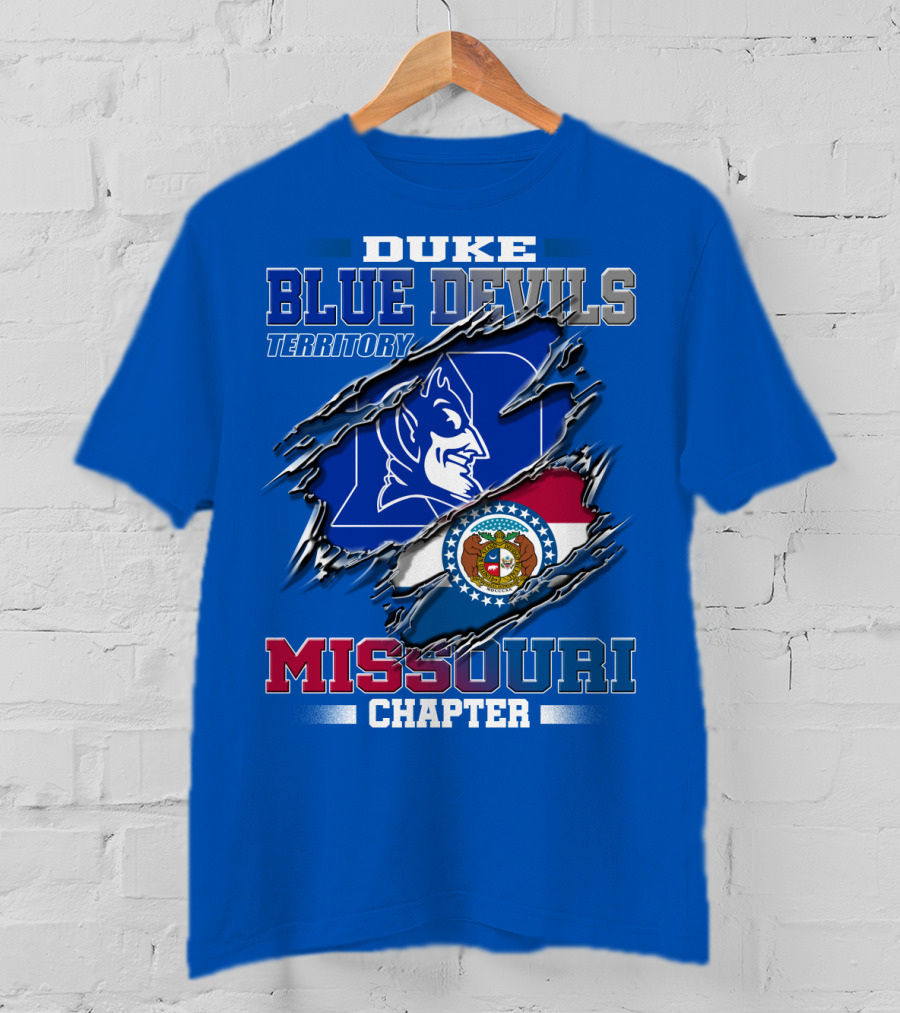 Duke Blue Devils Territory Missouri Chapter T-Shirt