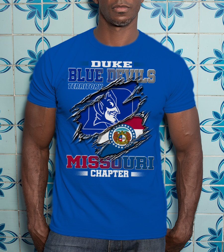 Duke Blue Devils Territory Missouri Chapter T-Shirt