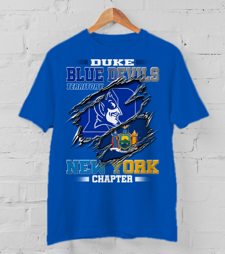 Duke Blue Devils Territory New York Chapter T-Shirt
