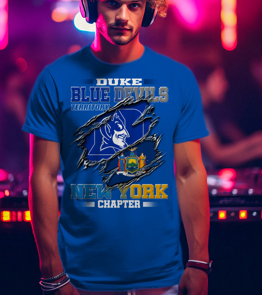 Duke Blue Devils Territory New York Chapter T-Shirt