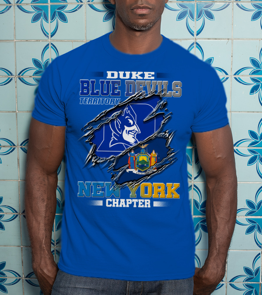 Duke Blue Devils Territory New York Chapter T-Shirt