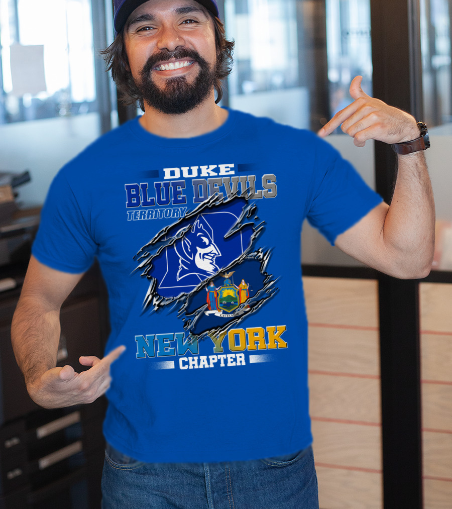Duke Blue Devils Territory New York Chapter T-Shirt