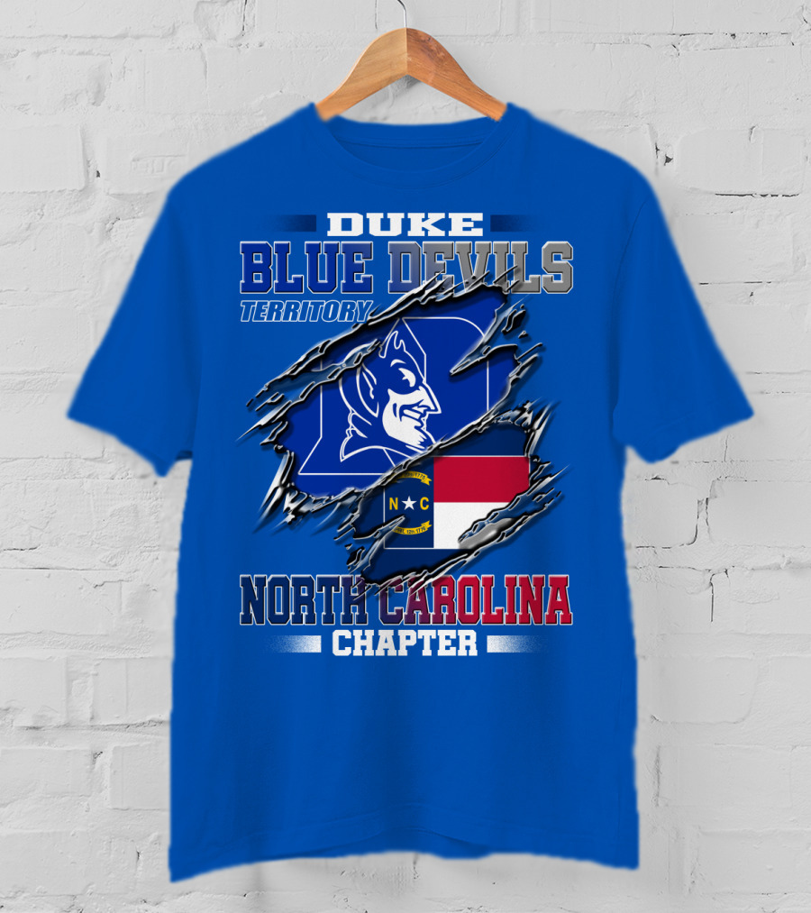 Duke Blue Devils Territory North Carolina Chapter T-Shirt