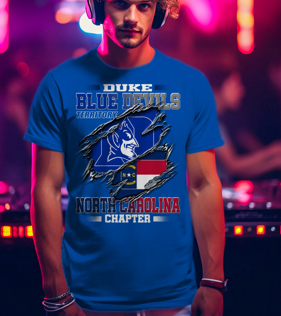 Duke Blue Devils Territory North Carolina Chapter T-Shirt