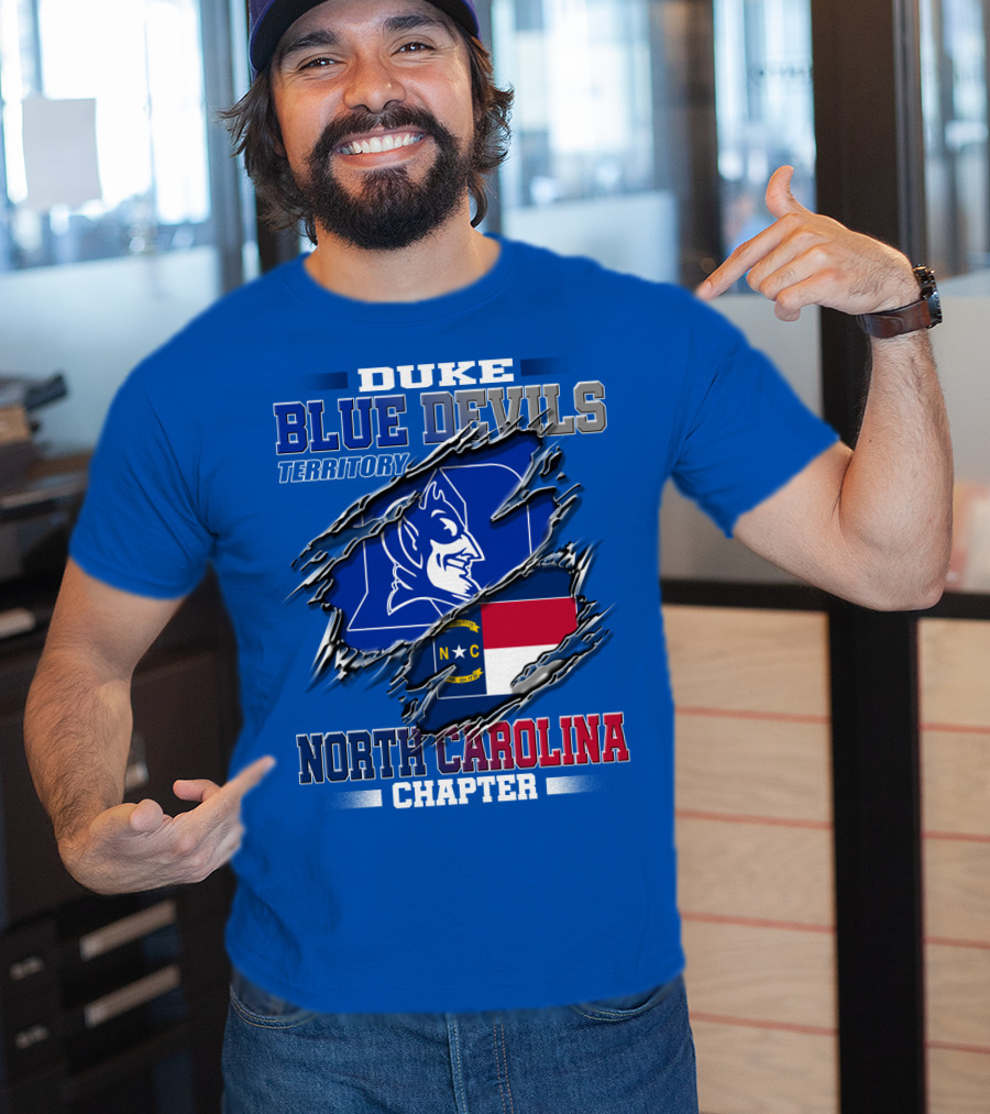 Duke Blue Devils Territory North Carolina Chapter T-Shirt