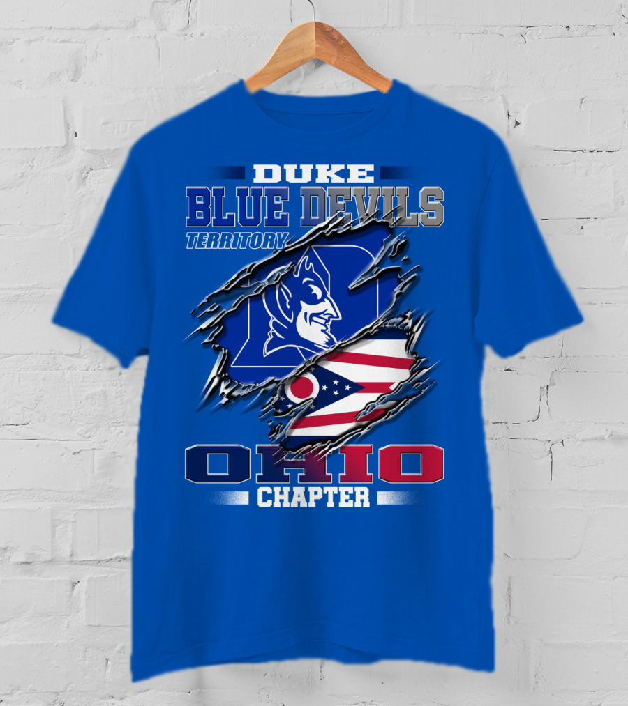 Duke Blue Devils Territory Ohio Chapter T-Shirt