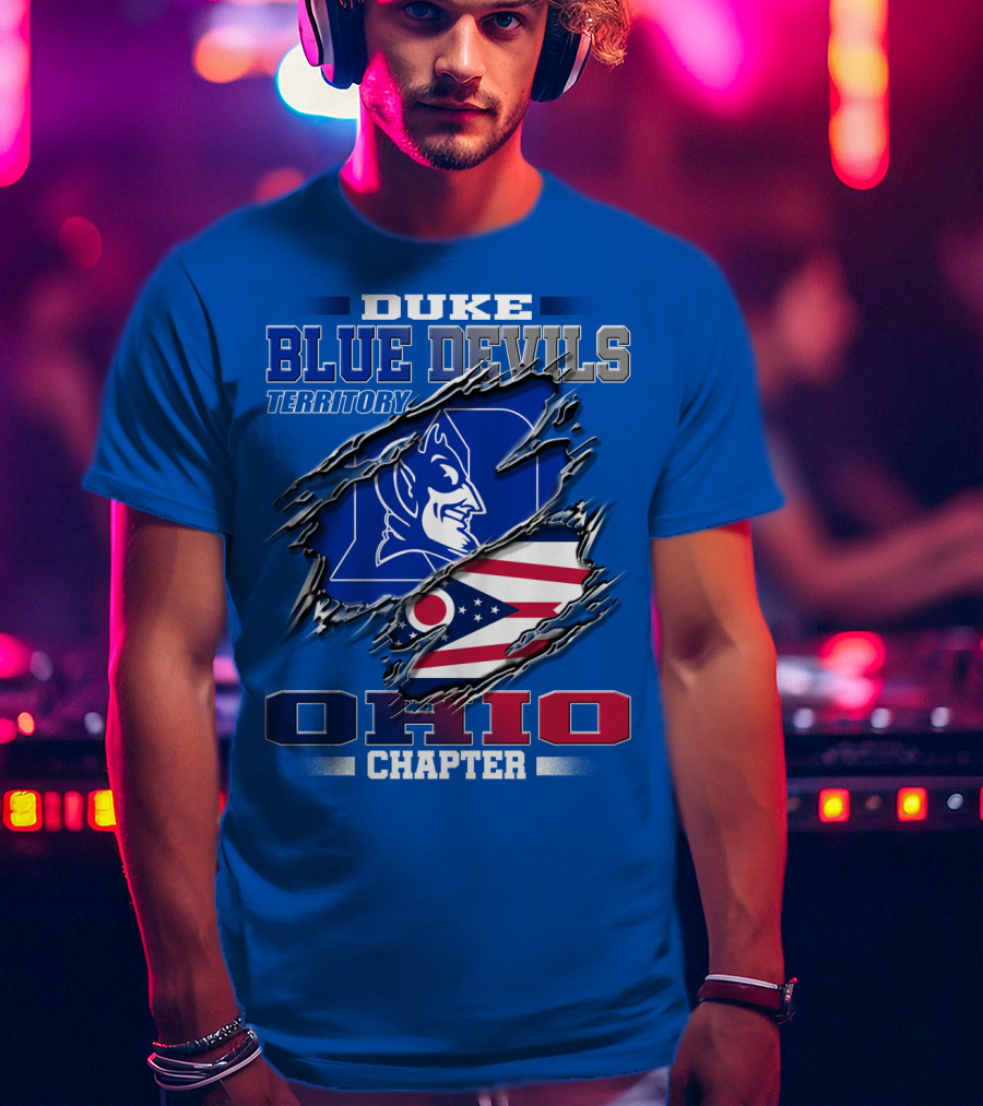 Duke Blue Devils Territory Ohio Chapter T-Shirt