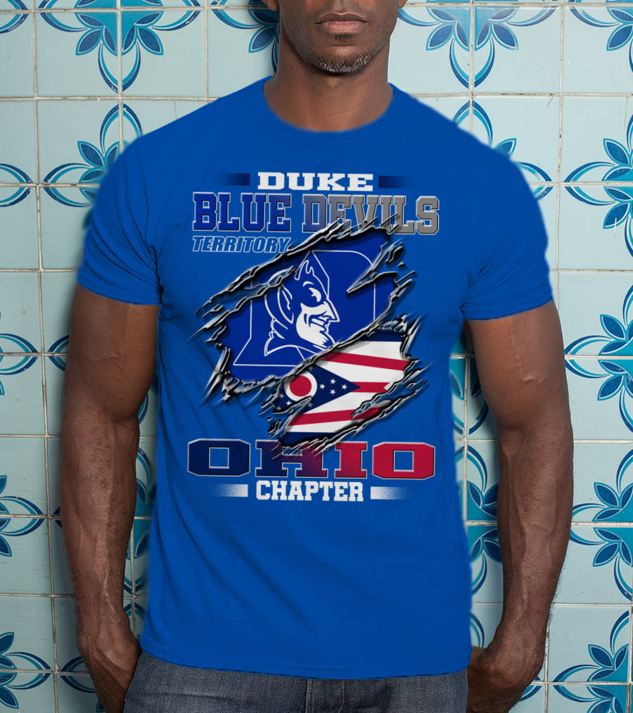 Duke Blue Devils Territory Ohio Chapter T-Shirt
