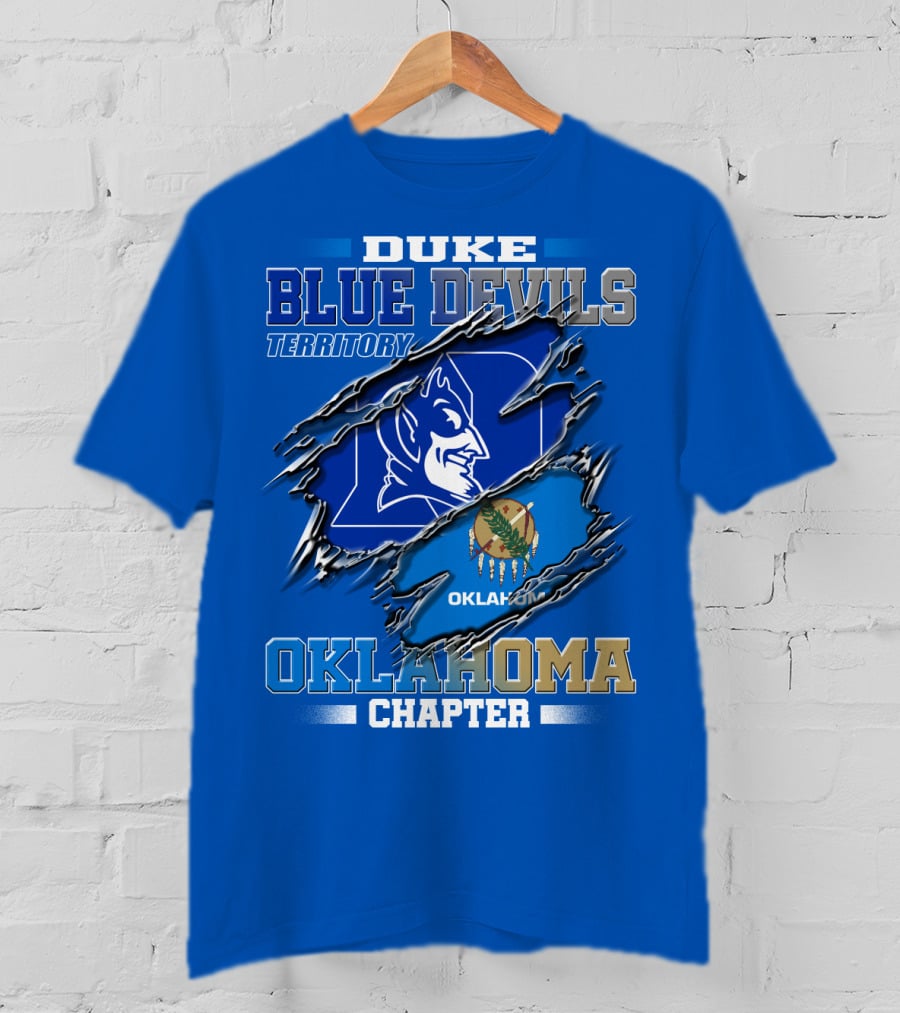 Duke Blue Devils Territory Oklahoma Chapter T-Shirt