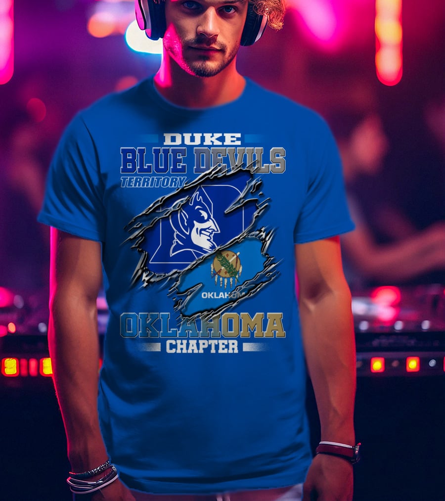 Duke Blue Devils Territory Oklahoma Chapter T-Shirt