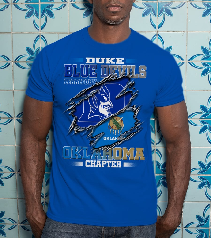 Duke Blue Devils Territory Oklahoma Chapter T-Shirt