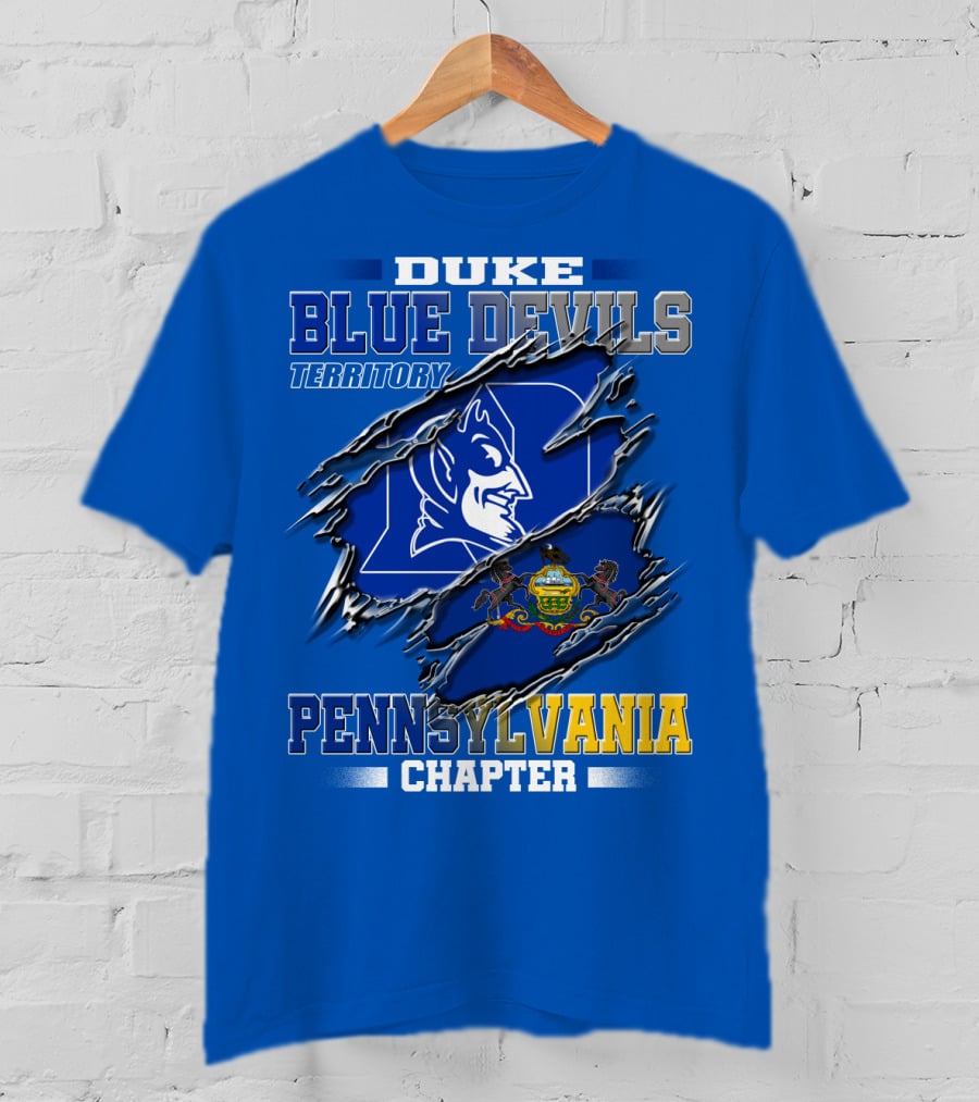 Duke Blue Devils Territory Pennsylvania Chapter T-Shirt