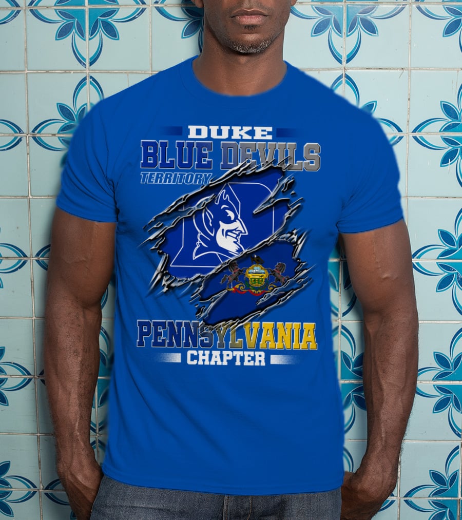 Duke Blue Devils Territory Pennsylvania Chapter T-Shirt