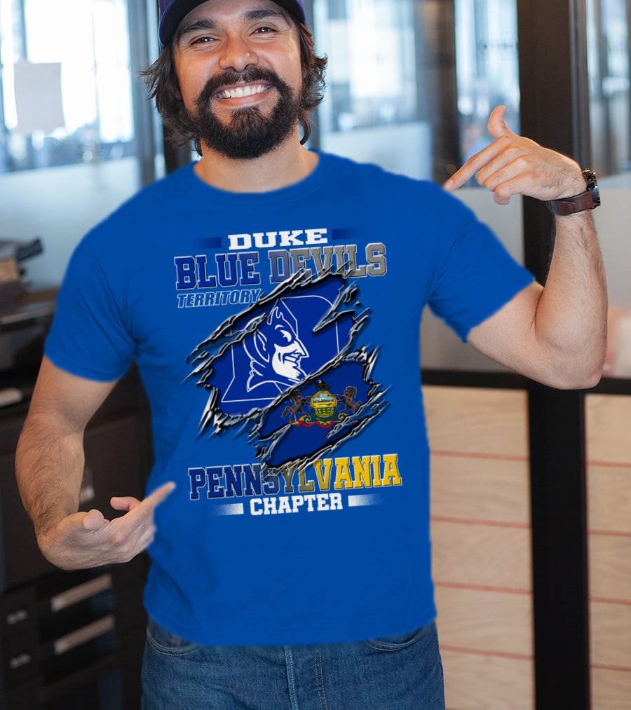 Duke Blue Devils Territory Pennsylvania Chapter T-Shirt