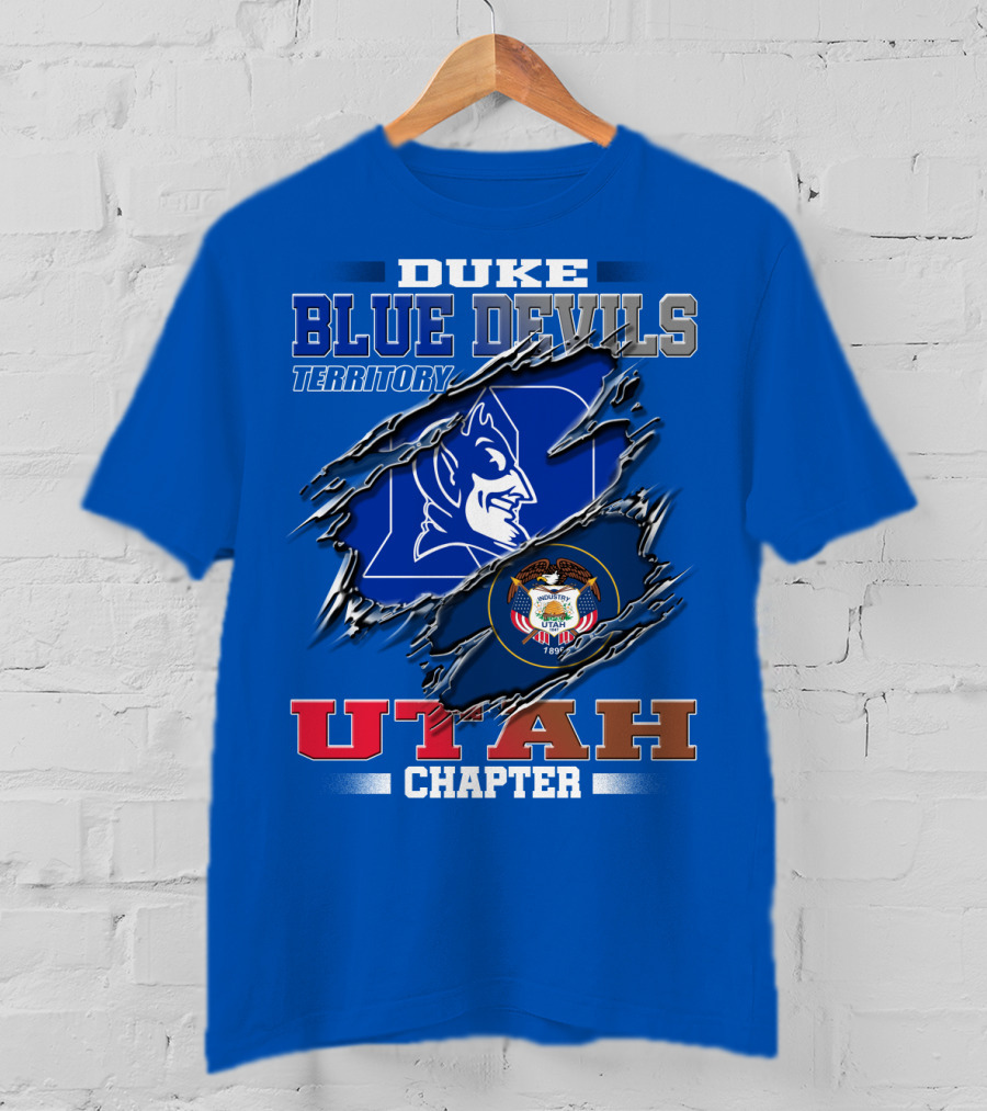Duke Blue Devils Territory Utah Chapter T-Shirt