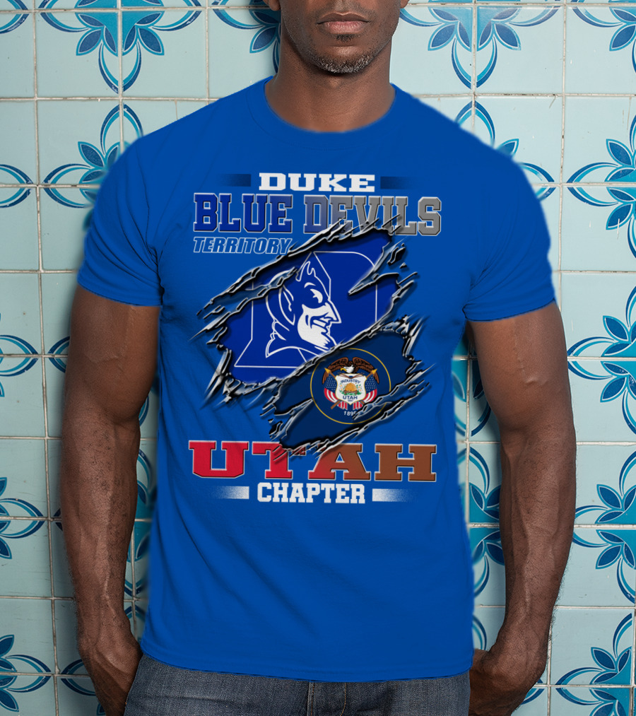 Duke Blue Devils Territory Utah Chapter T-Shirt