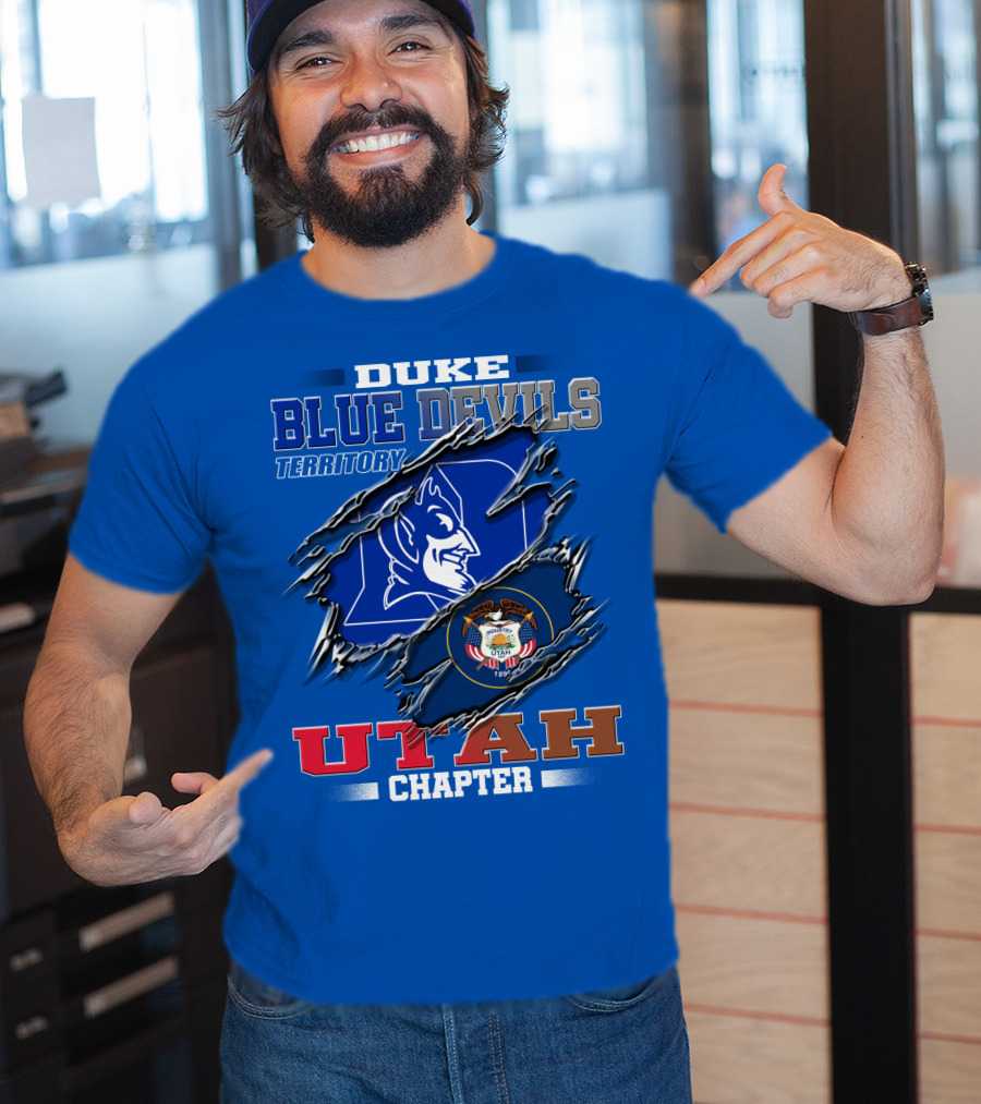 Duke Blue Devils Territory Utah Chapter T-Shirt