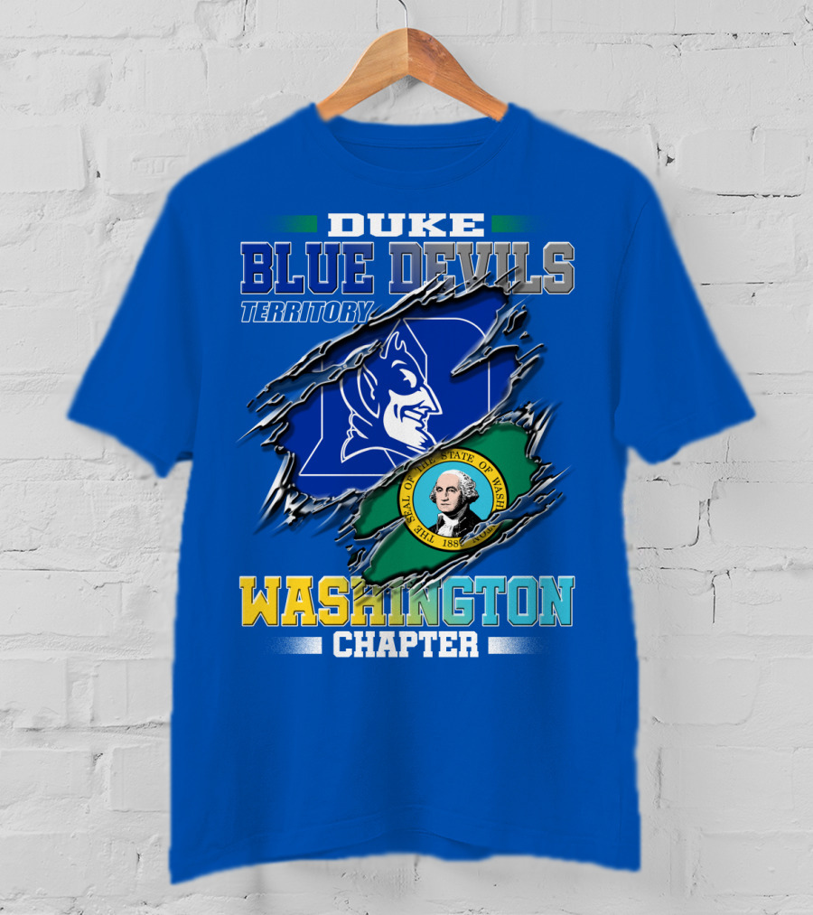 Duke Blue Devils Territory Washington Chapter T-Shirt