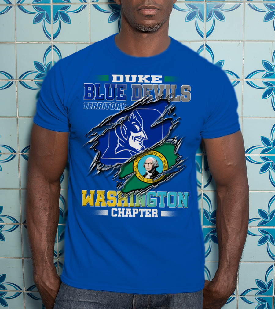 Duke Blue Devils Territory Washington Chapter T-Shirt