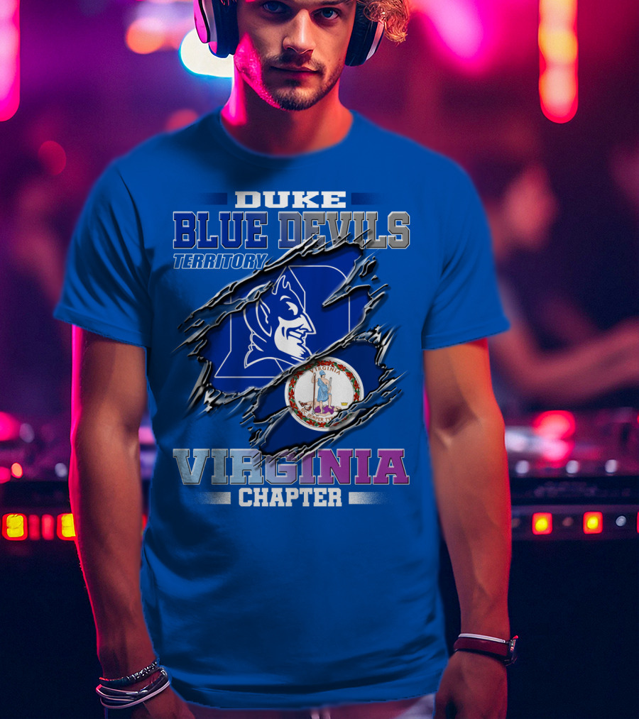 Duke Blue Devils Territory Virginia Chapter T-Shirt