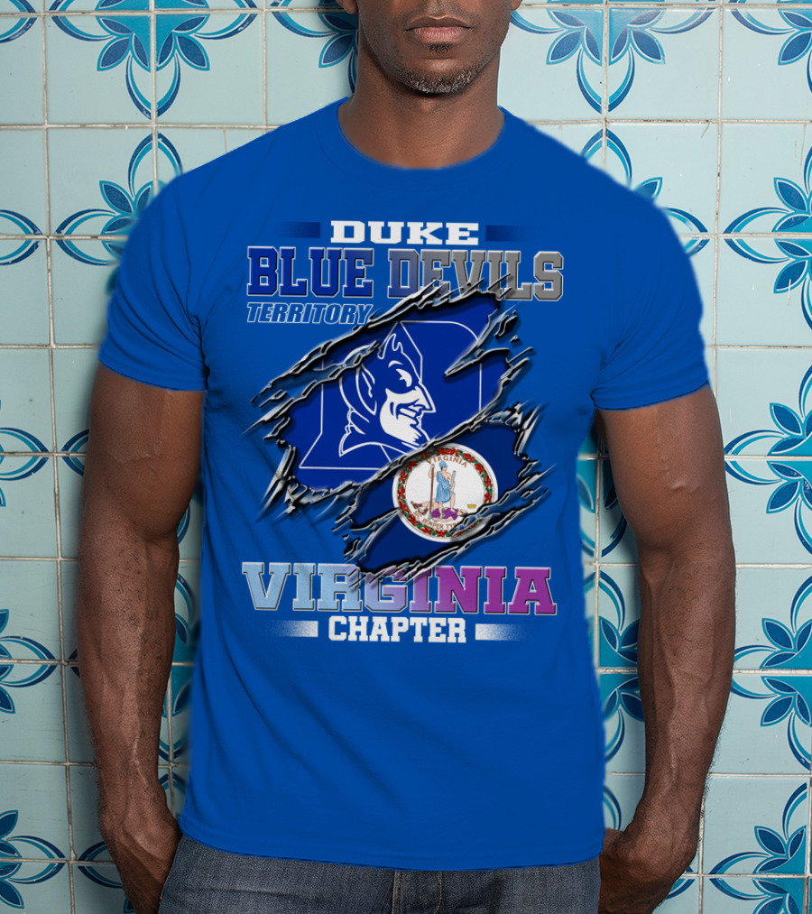Duke Blue Devils Territory Virginia Chapter T-Shirt