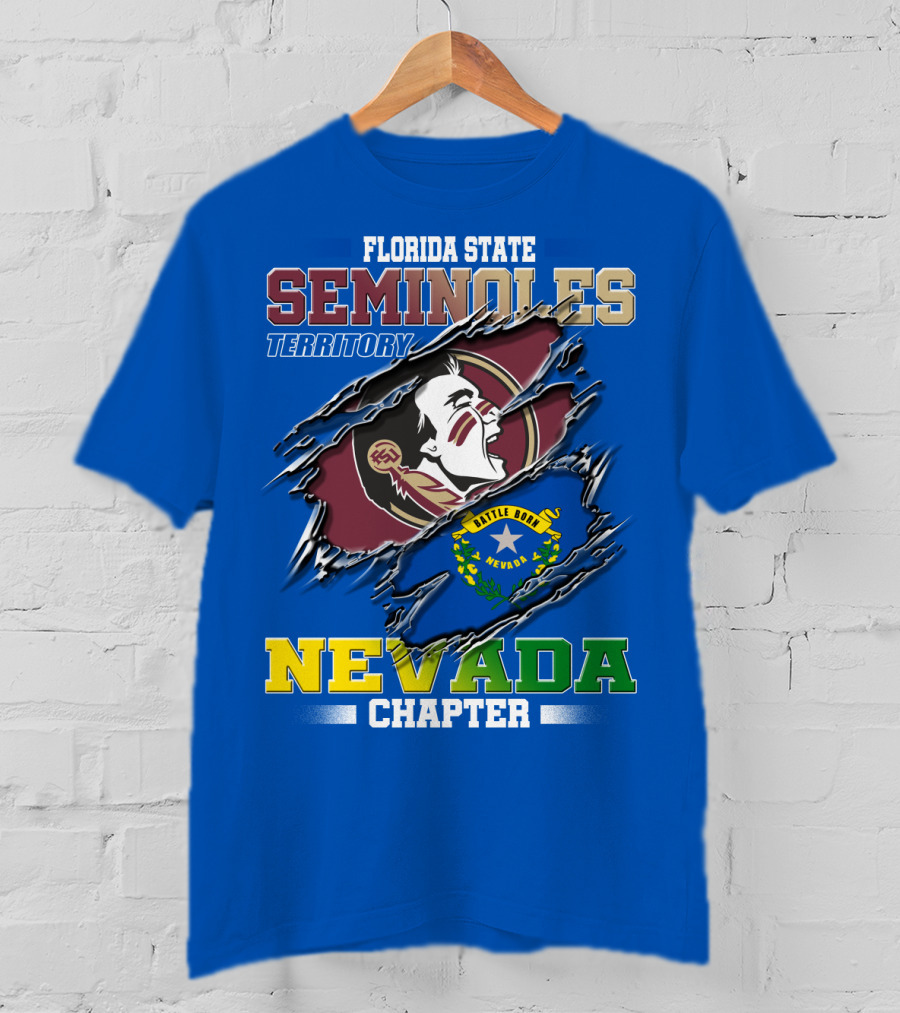 Florida State Seminoles Territory Nevada Chapter Little Honor State T-Shirt