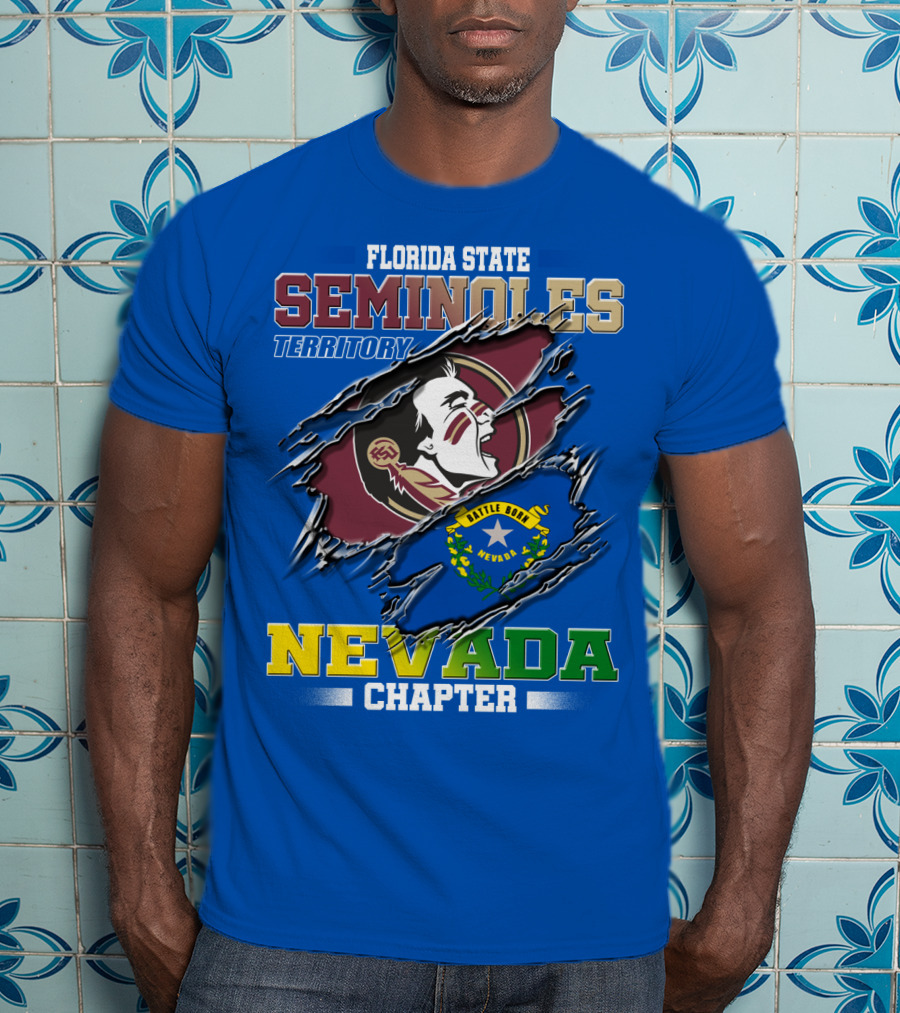 Florida State Seminoles Territory Nevada Chapter Little Honor State T-Shirt