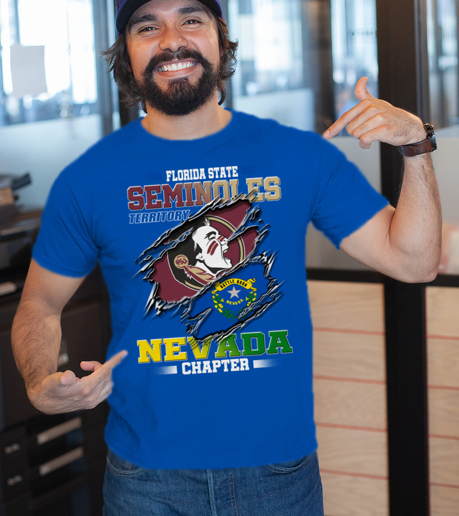 Florida State Seminoles Territory Nevada Chapter Little Honor State T-Shirt