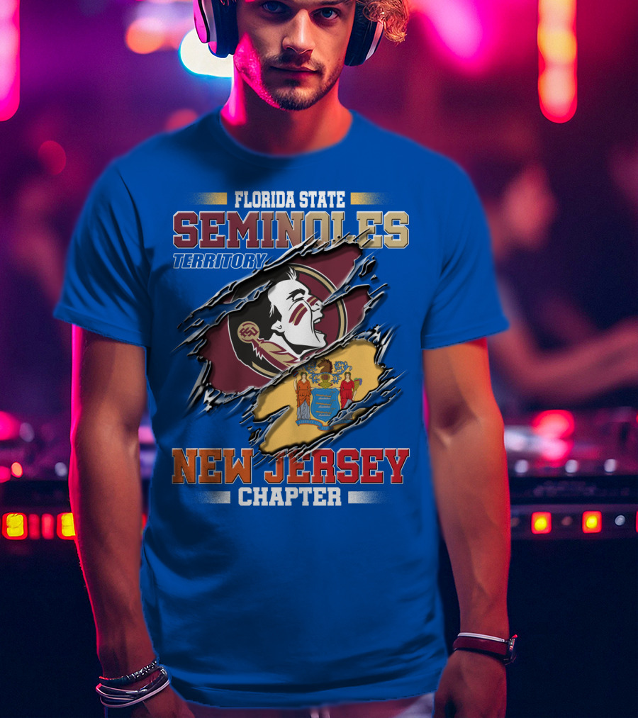 Florida State Seminoles Territory New Jersey Chapter T-Shirt