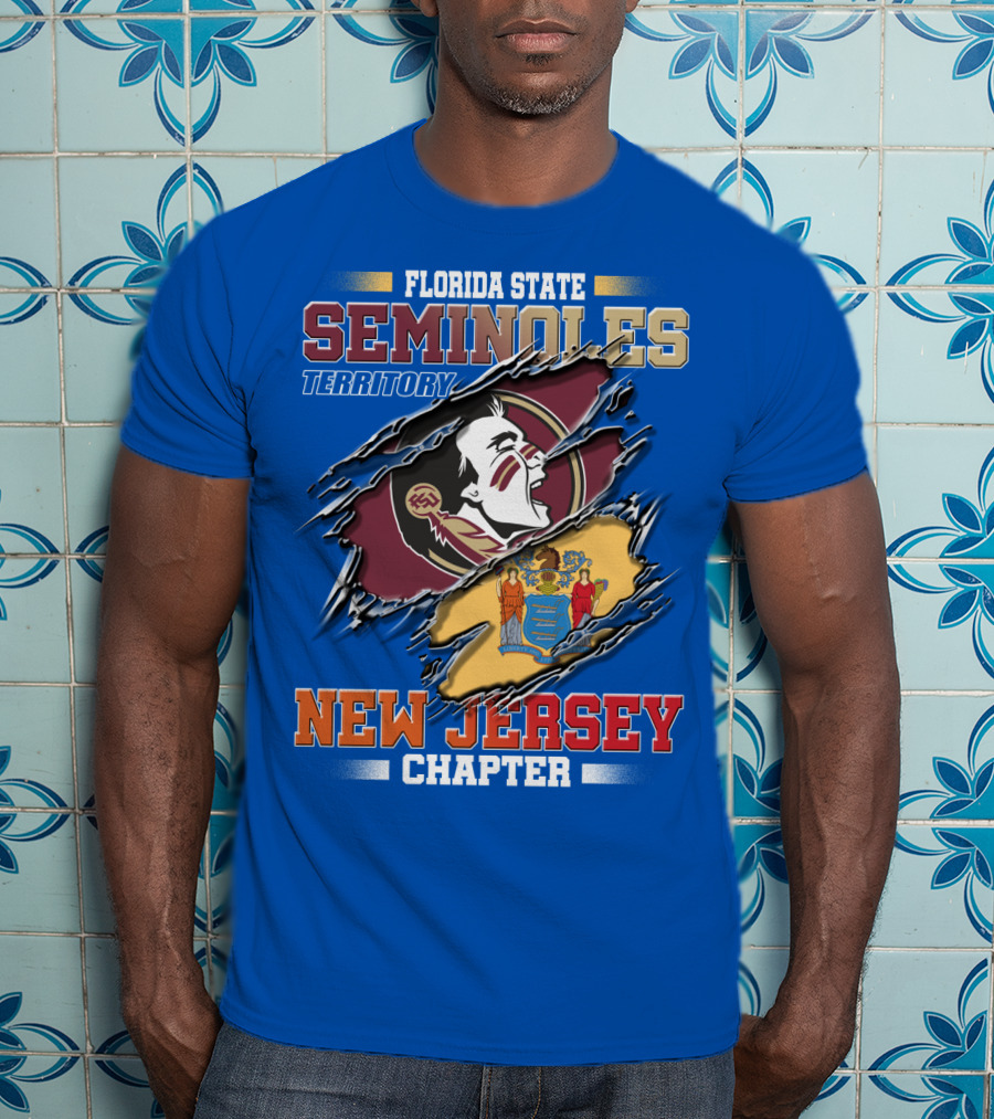 Florida State Seminoles Territory New Jersey Chapter T-Shirt