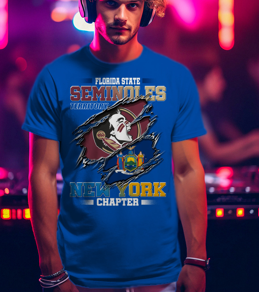 Florida State Seminoles Territory New York Chapter T-Shirt
