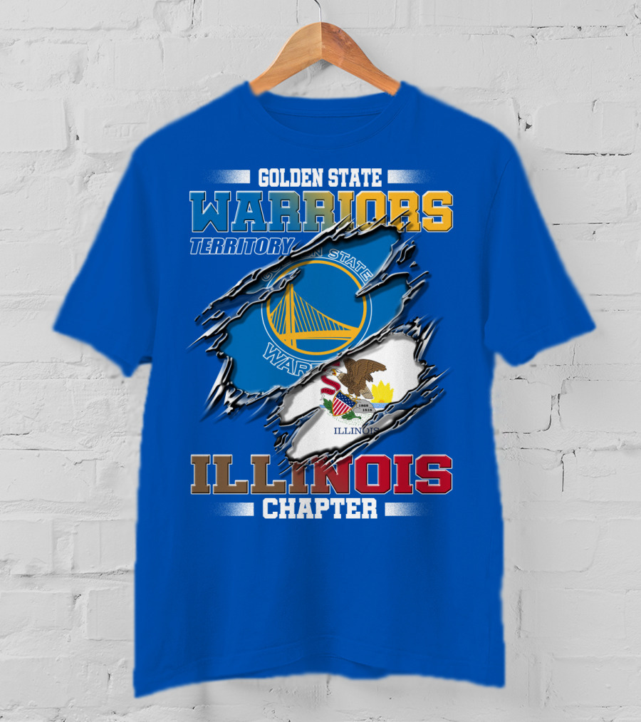 Golden State Warriors Territory Illinois Chapter T-Shirt