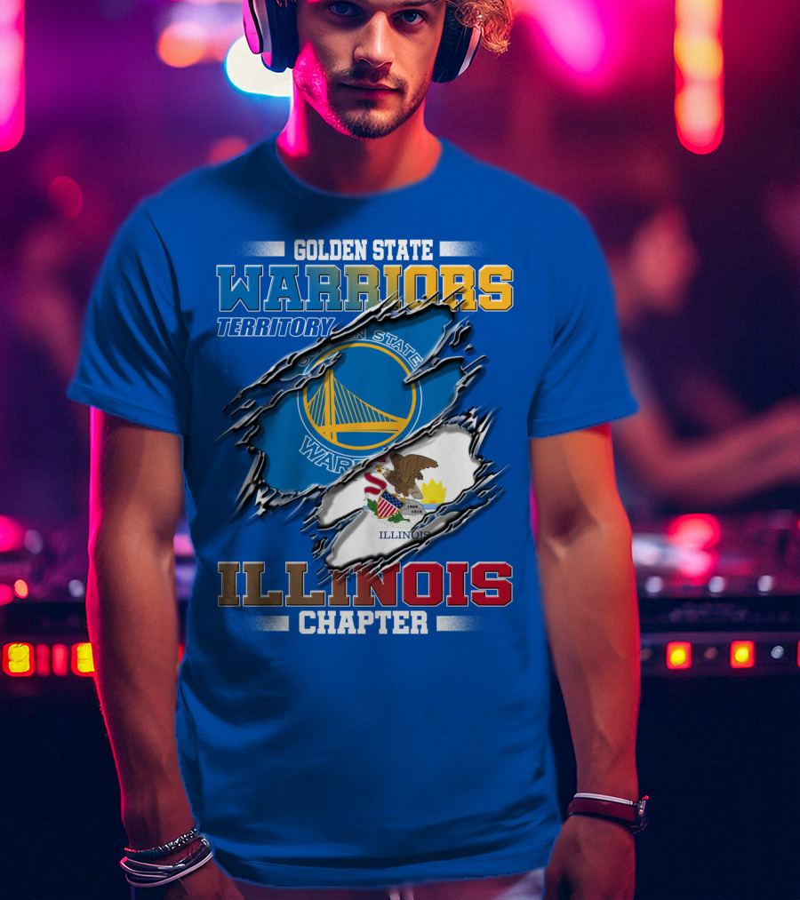 Golden State Warriors Territory Illinois Chapter T-Shirt