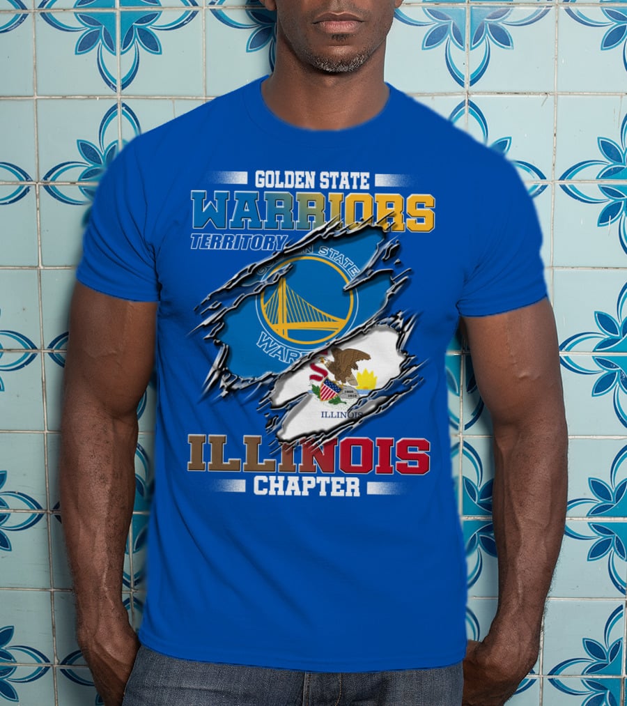 Golden State Warriors Territory Illinois Chapter T-Shirt
