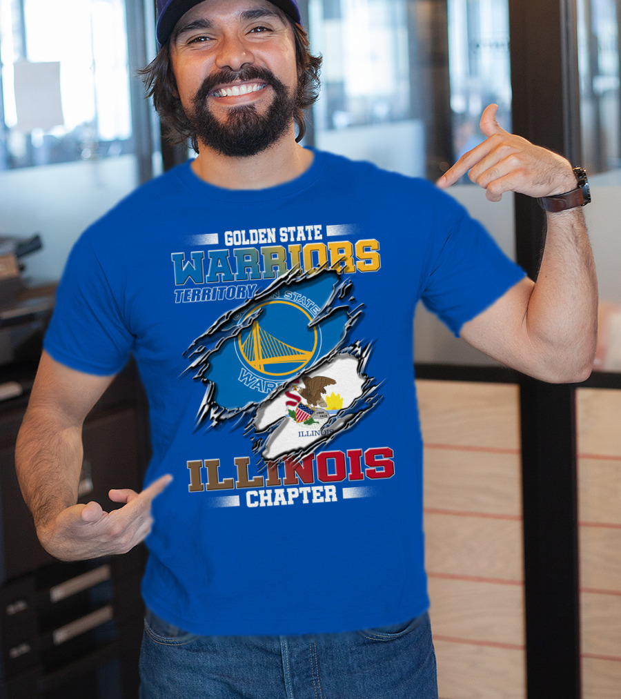 Golden State Warriors Territory Illinois Chapter T-Shirt