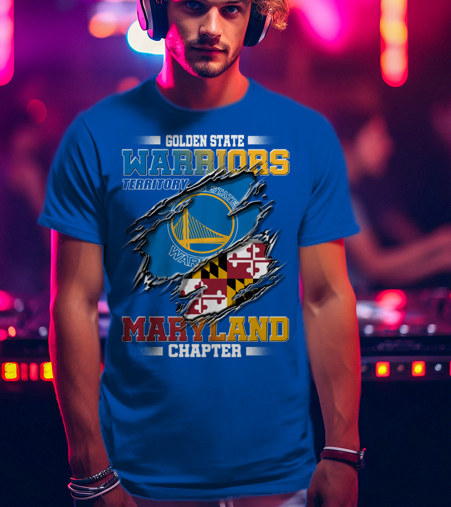 Golden State Warriors Territory Maryland Chapter T-Shirt