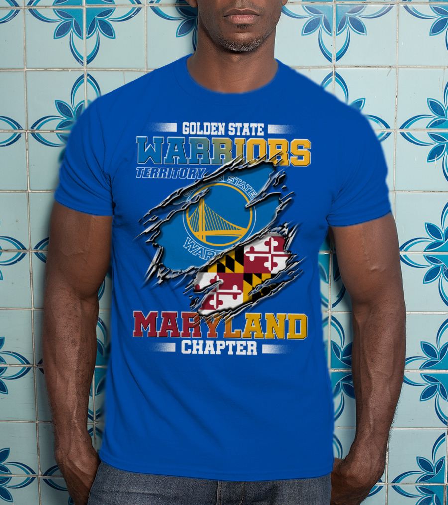 Golden State Warriors Territory Maryland Chapter T-Shirt