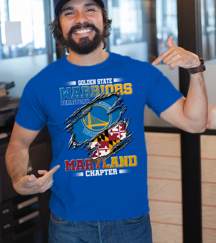 Golden State Warriors Territory Maryland Chapter T-Shirt
